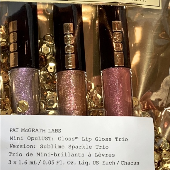 Pat McGrath Other - OpuLUST Lip Gloss Pat McGrath Sublime Mini Trio